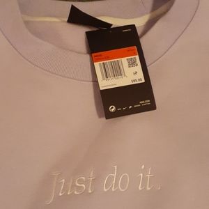Nike Jdi Lavender Heavy Crew Neck size L